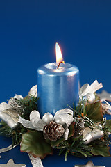 Image showing Christmas candle