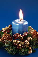 Image showing Christmas candle