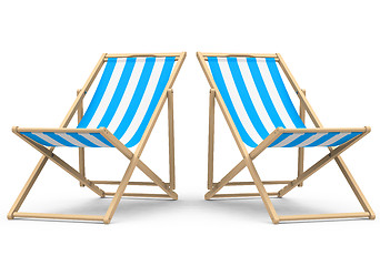 Image showing the beach chair