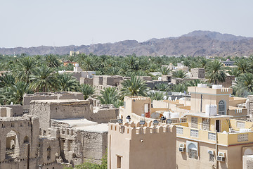 Image showing View from fort Nizwa