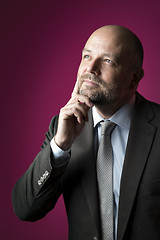 Image showing Reflective business man