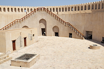 Image showing Top of fort Nizwa