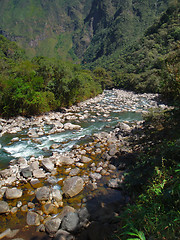 Image showing andes scenery around Machu Picchu