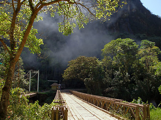 Image showing bridge near Machu Picchu