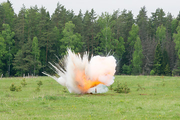 Image showing Explosion with smoke