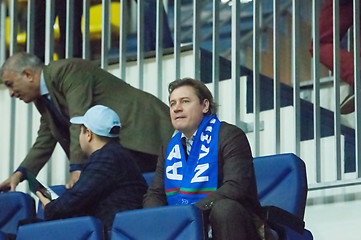Image showing Andrej Kantjelskis on tribune