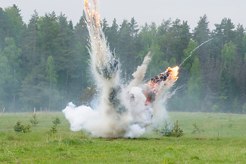 Image showing Explosion with smoke