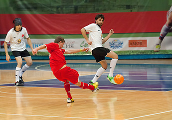 Image showing Volunteers team vs Turkish diaspora team