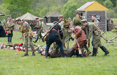 Image showing Last row for brave heroes