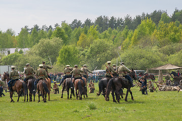 Image showing Cavalry ride