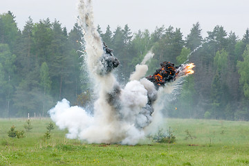 Image showing Explosion with smoke