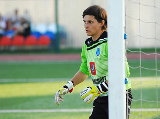 Image showing Kamisheva Natalia (5), goakeeper of CSP Izmailovo team