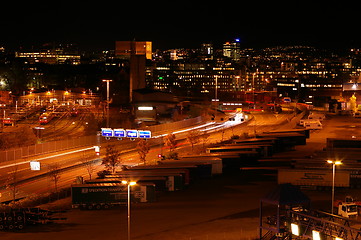 Image showing Oslo by night