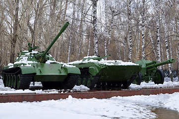 Image showing Exhibition of armored equipment. Tyumen.