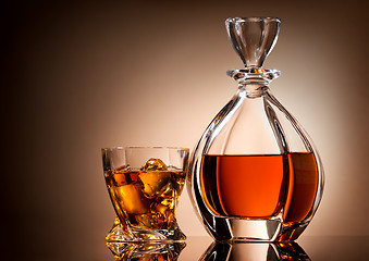 Image showing Golden whiskey