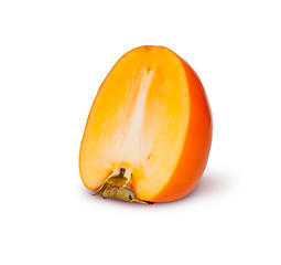 Image showing One Half Persimmons