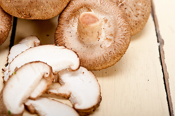 Image showing shiitake mushrooms