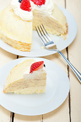 Image showing crepe pancake cake 