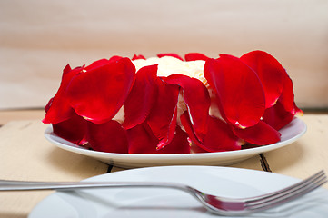 Image showing whipped cream mango cake