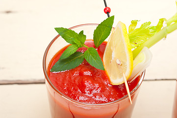 Image showing fresh tomato juice