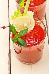 Image showing fresh tomato juice