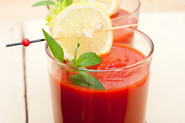 Image showing fresh tomato juice