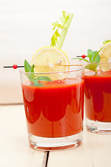 Image showing fresh tomato juice