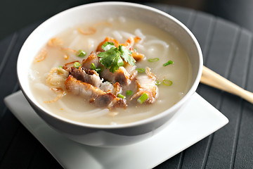 Image showing Thai Soup with Pork