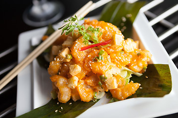 Image showing Tasty Thai Shrimp Plate