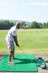 Image showing Driving Range Tee Off