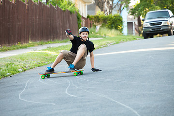 Image showing Longboarding Tricks