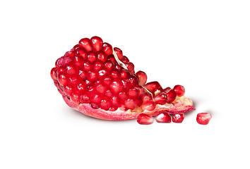 Image showing One Of Ripe Juicy Pomegranate
