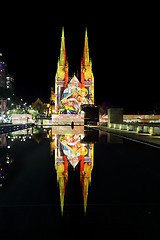 Image showing St Mary's Cathedral Sydney Madonna and Child Christmas