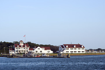 Image showing editorial MONTAUK-JULY 23: The United States Coast Guard Station