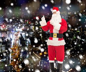 Image showing man in costume of santa claus