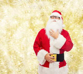 Image showing man in costume of santa claus