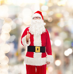 Image showing man in costume of santa claus