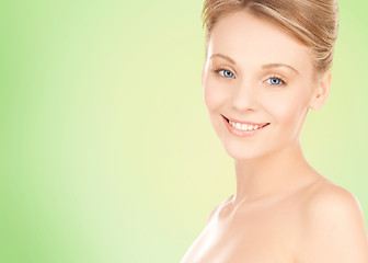 Image showing beautiful young woman face