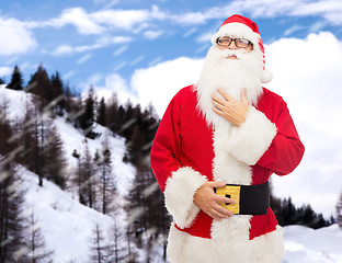 Image showing man in costume of santa claus