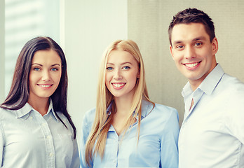 Image showing happy business team in office