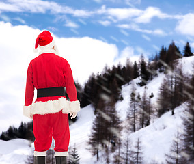 Image showing man in costume of santa claus