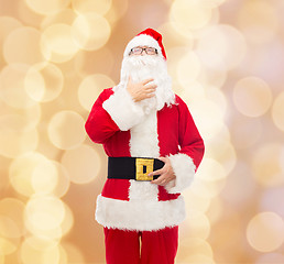 Image showing man in costume of santa claus