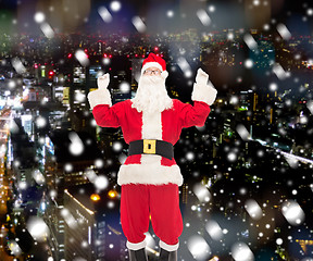 Image showing man in costume of santa claus