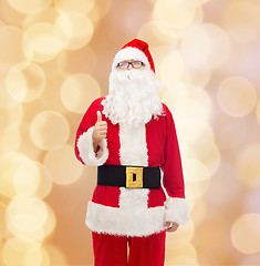 Image showing man in costume of santa claus