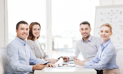 Image showing business team having meeting in office