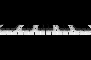 Image showing Piano keys