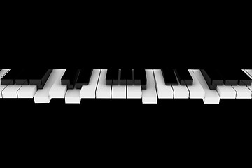 Image showing Piano keys