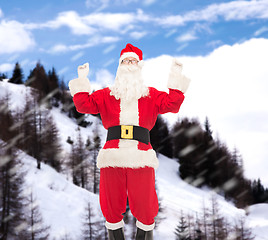 Image showing man in costume of santa claus