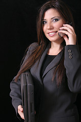 Image showing Wireless Working girl