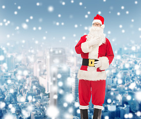 Image showing man in costume of santa claus